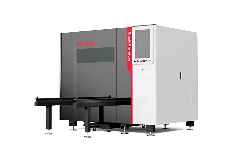 enclosed small laser cutting machine dxtech metal laser cutter (4) yuksek hassasiyetli kapalı kucuk lazer kesim makinesi