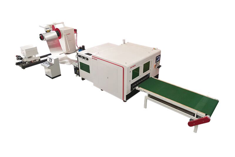 Uncoiling and Leveling Fiber Laser Cutting Machine